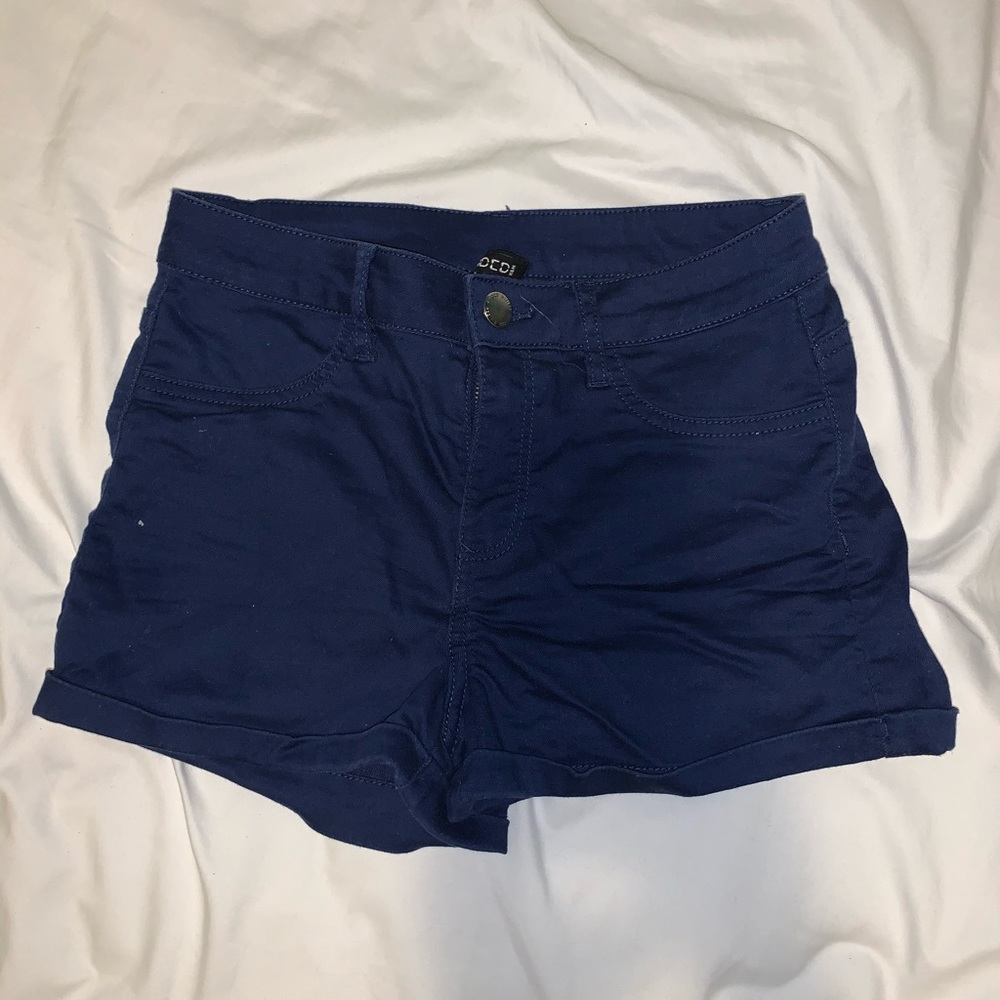 H&M DARK NAVY JEGGING SHORTS